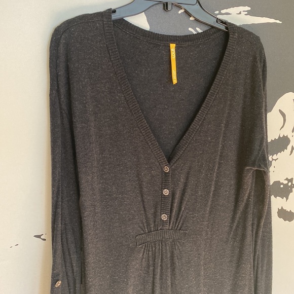 Grey Lole Soft Knit Dress w/Adjustable Sleeves - Size M - Picture 3 of 11